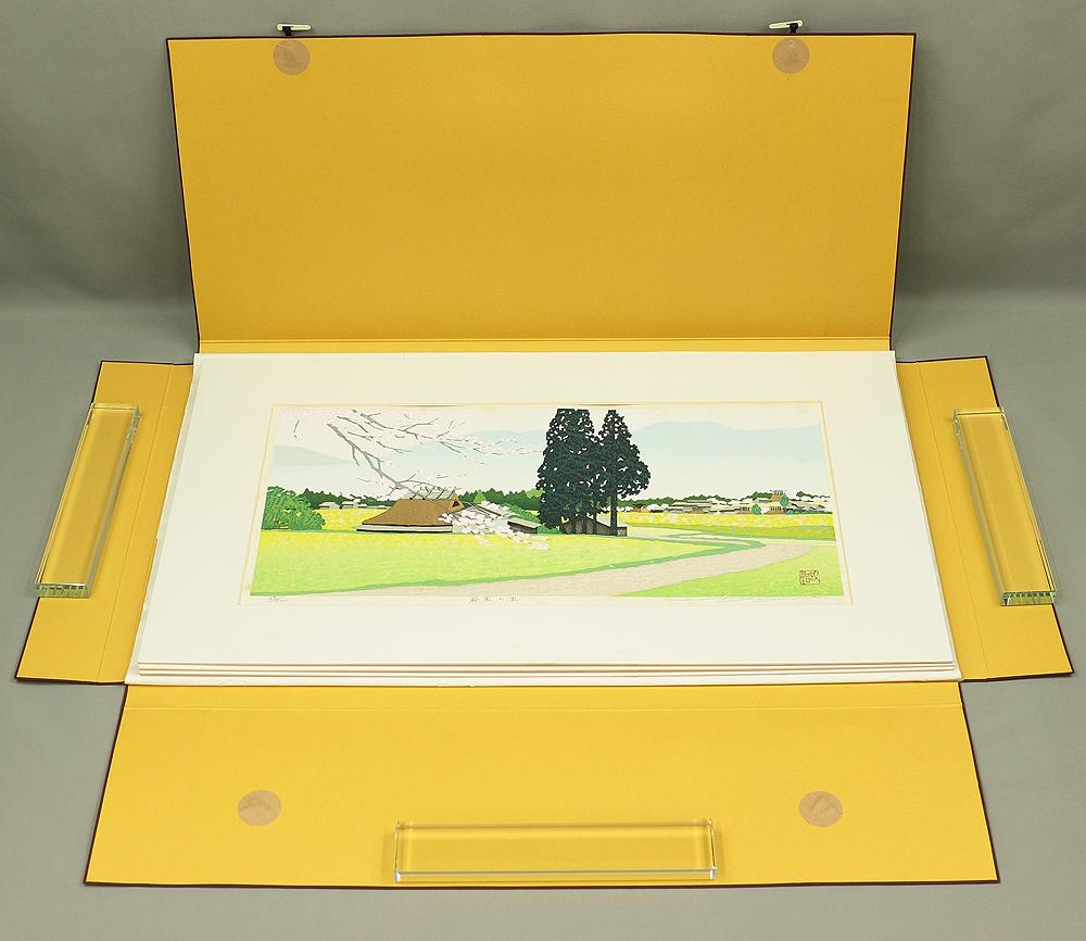 佐野せいじ 佐野せいじ (1959年生) 原画 4cps 「里山の四季」 69/500