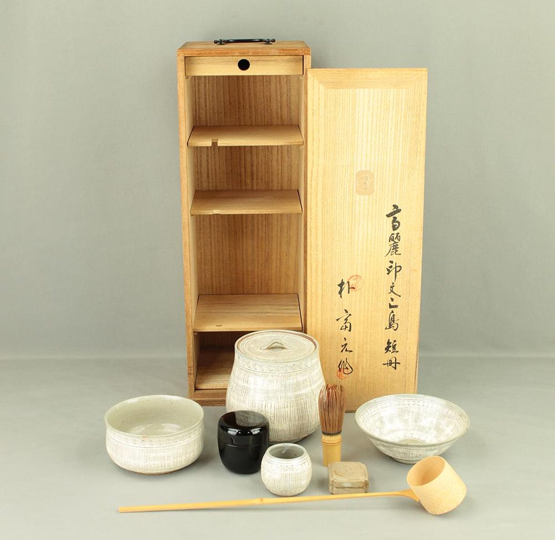 日本製三島茶道具短冊箱 VA452 - Etsy 日本
