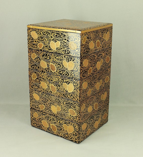 【新品未使用】梨子地　蒔絵　漆器　アンティーク　梨地　漆 週末限定値下 【新品未使用】梨子地 蒔絵 漆器 アンティーク