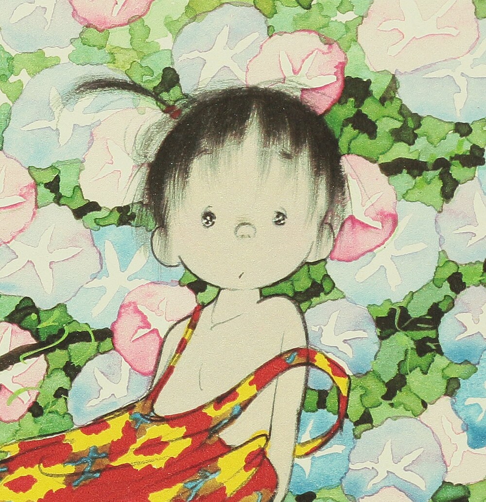 中島潔 Nakashima Kiyoshi (b1943) Japanese Art Lithograph「夏の詩