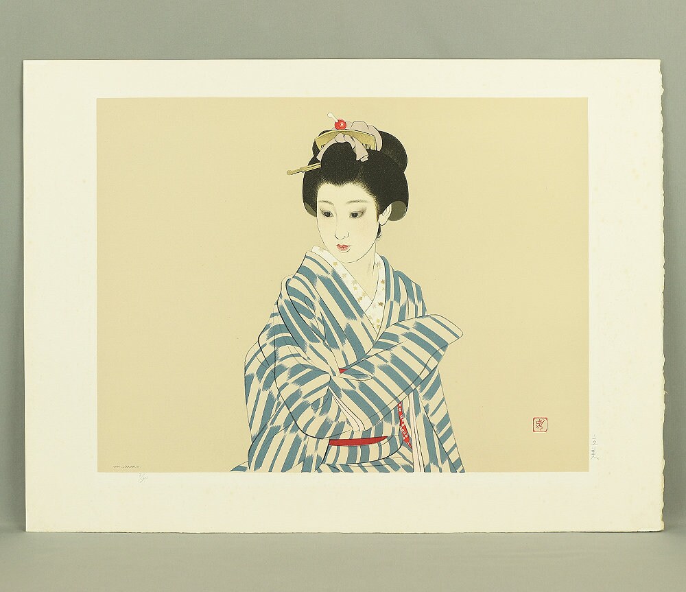 志村立美 Shimura Tatsumi (1907-1980) Japanese Lithography