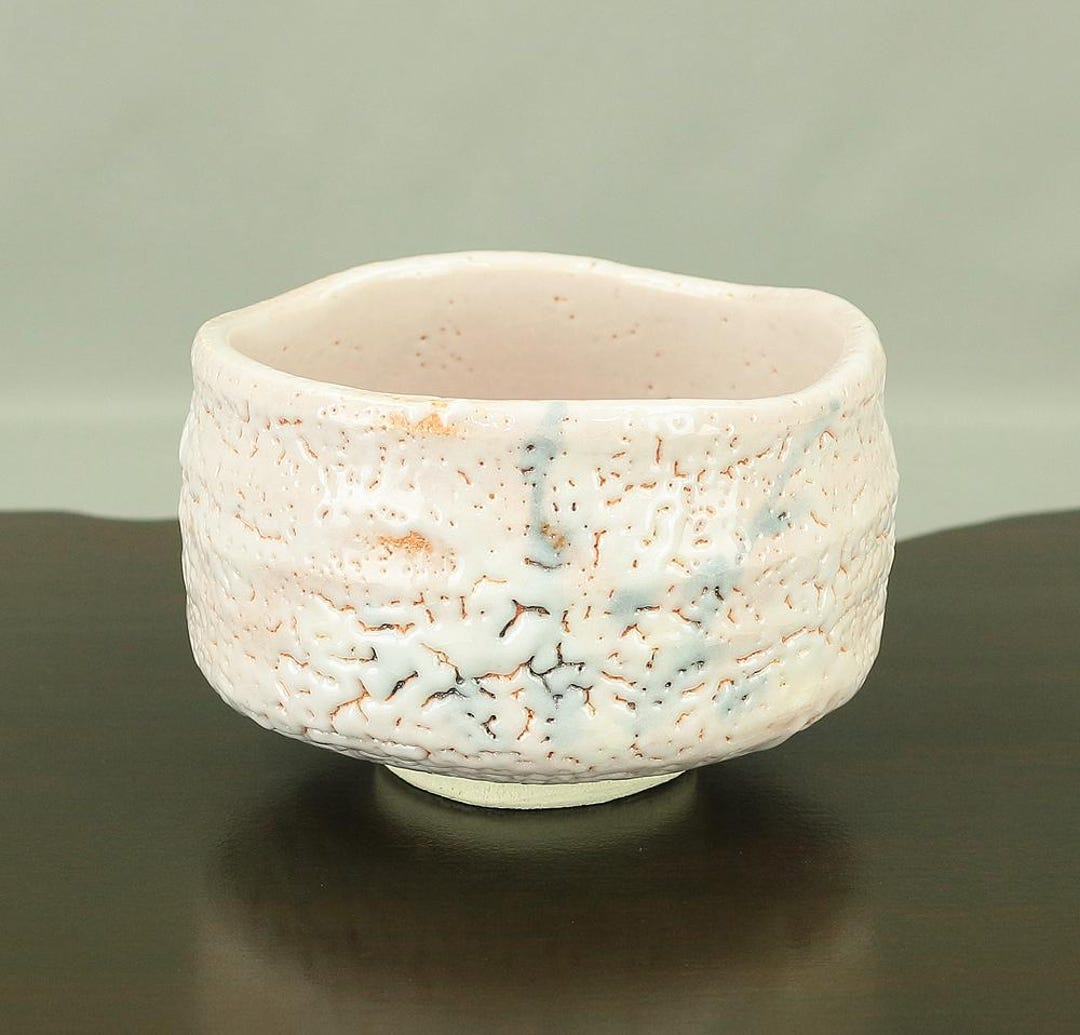 創陶園 Sotoen Mino ware '紅志野茶碗 Red Shino Tea Bowl' with