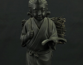 二宮金次郎・二宮尊徳 銅像 45 cm 6.2kg 置物 VA746 - Etsy 日本