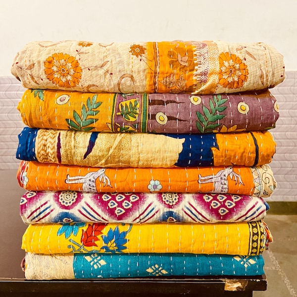 Kantha Quilt Etsy