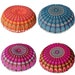 4 PCs Assorted Large Mandala Floor Pillows Round Bohemian Meditation Cushion Covers 