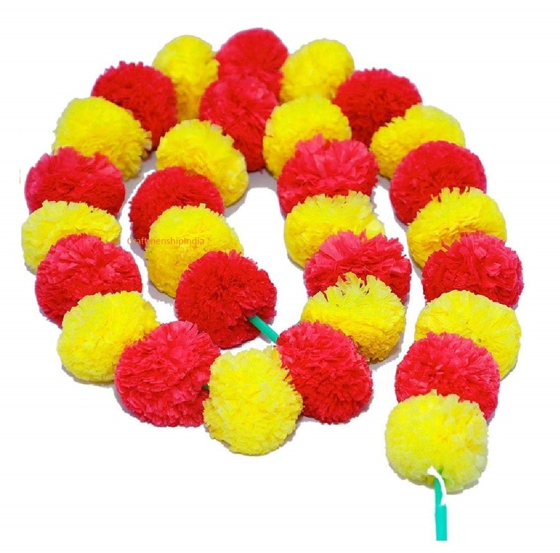200 Wholesale Artificial Marigold Flower Decor Garlands Vine Etsy