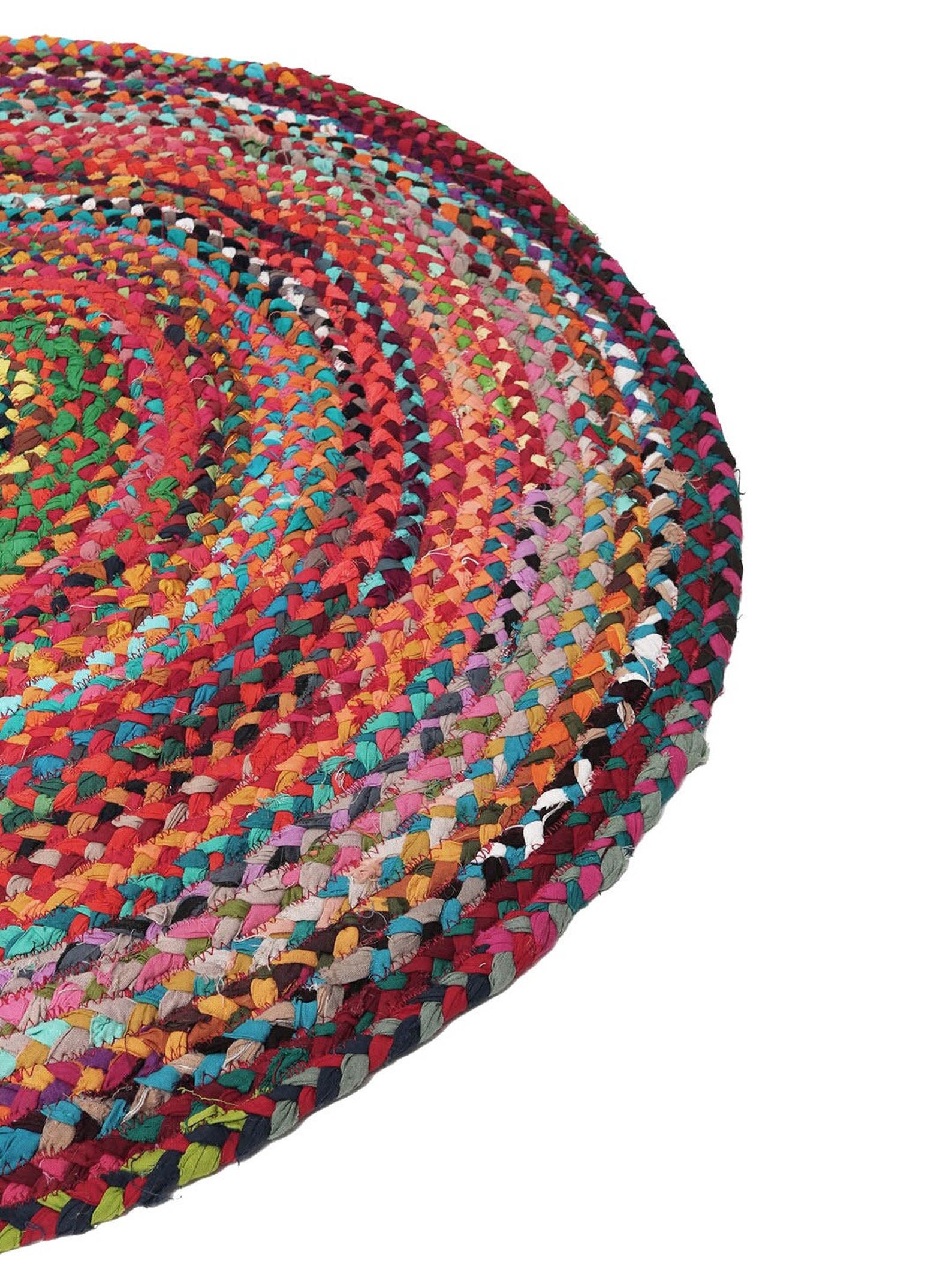 Multi Color Hand Woven Jute Carpet Etsy