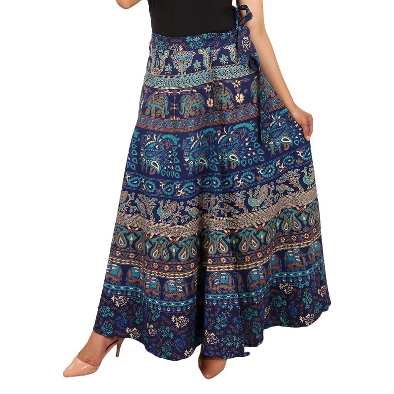 Indian Boho Skirt Wrap Skirt Boho Maxi Skirts Mandala Maxi - Etsy