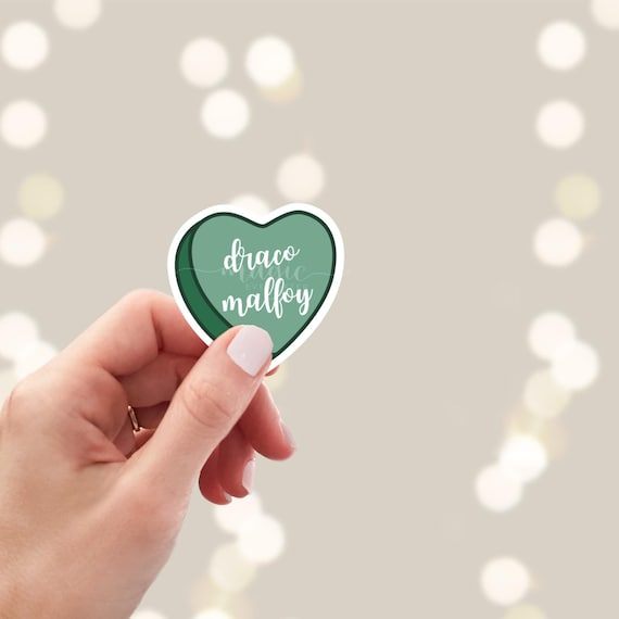 Draco Heart Sticker | Waterproof Vinyl, Matte Finish