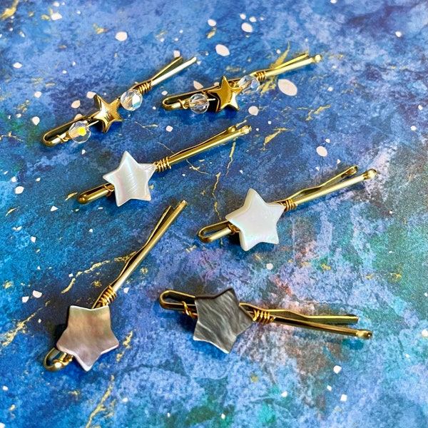 Star Bobby Pins Etsy