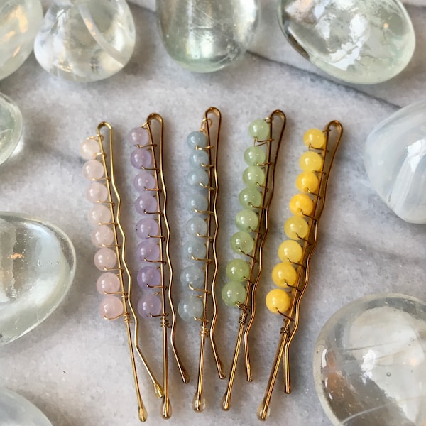 Yellow Bobby Pins Etsy