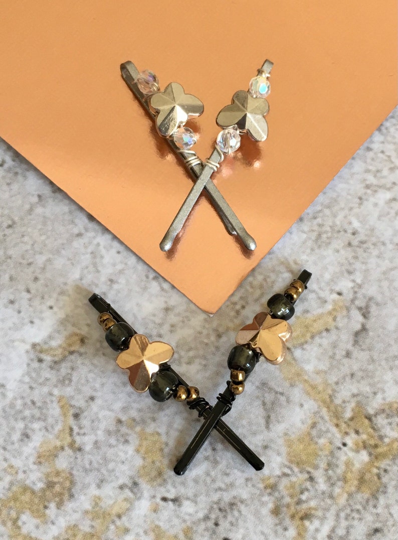Gold and Silver Butterfly Mini Pins