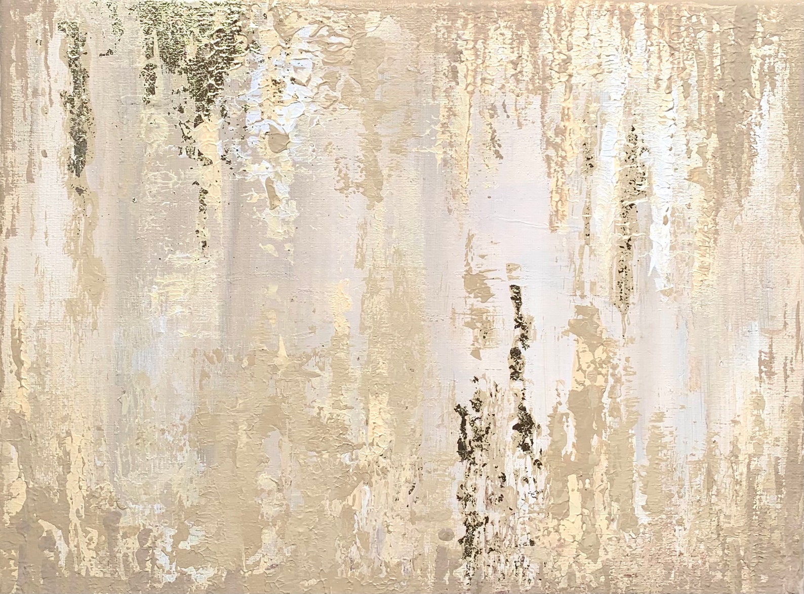 Large Original Neutral Abstract Wall Art Coastal Beige Gold Etsy UK