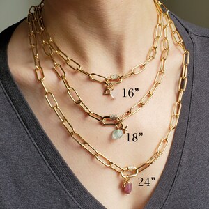 Personalized Birthstone Zodiac Necklace: Gold Charm Choker