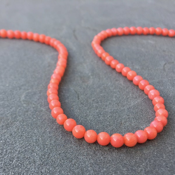 Coral Necklace, Pink Coral Choker Necklace,  Pink Natural Coral, Coral Beaded Choker Necklace, Dainty Raw Coral Necklace, Pink Coral Jewelry