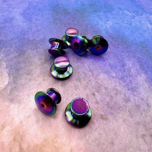 Regenboog emaille pin vergrendelingsruggen