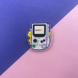 Atomic Purple Chonky Game Boy | Nintendo | Acrylic Pin | Retro | Gameboy Color | Gameboy