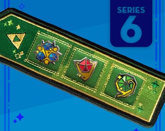 Legend Of Zelda Item Key Chain and Enamel Pins SERIES 6 | Nintendo | Link | Mix and Match | Nerd | Breath Of The Wild