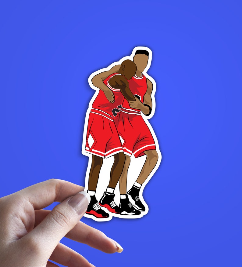 Michael Jordan Flu Game Vinyl Sticker Decal Etsy