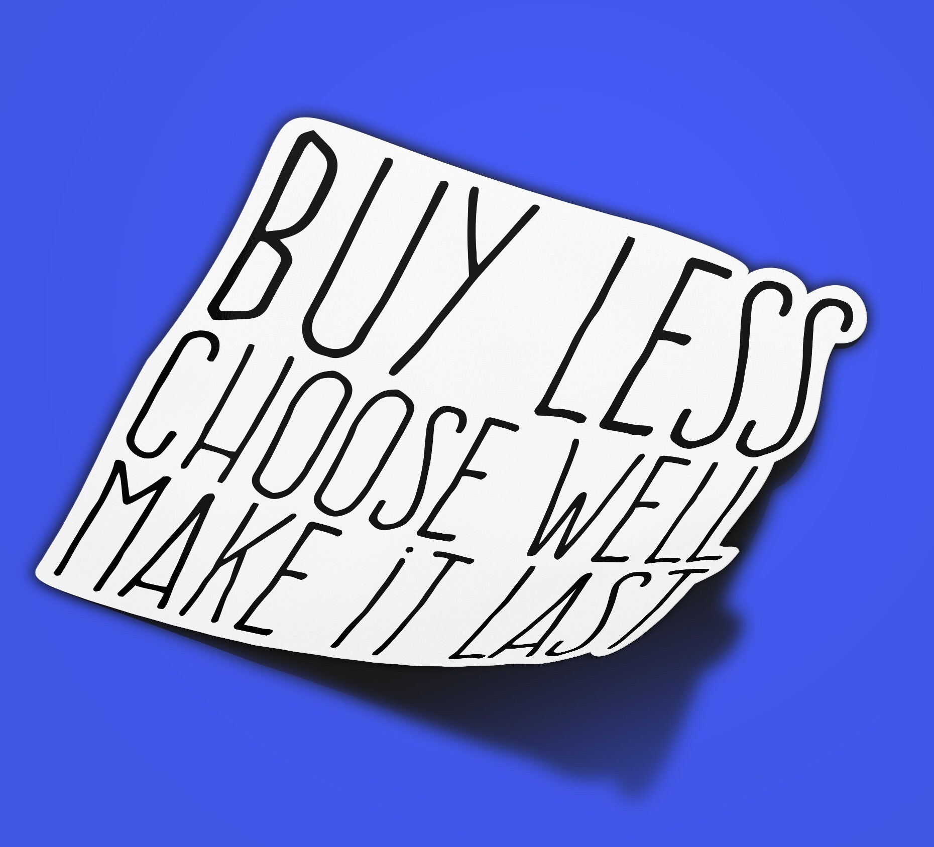 Buy Less Vinyl Sticker Decal Etsy