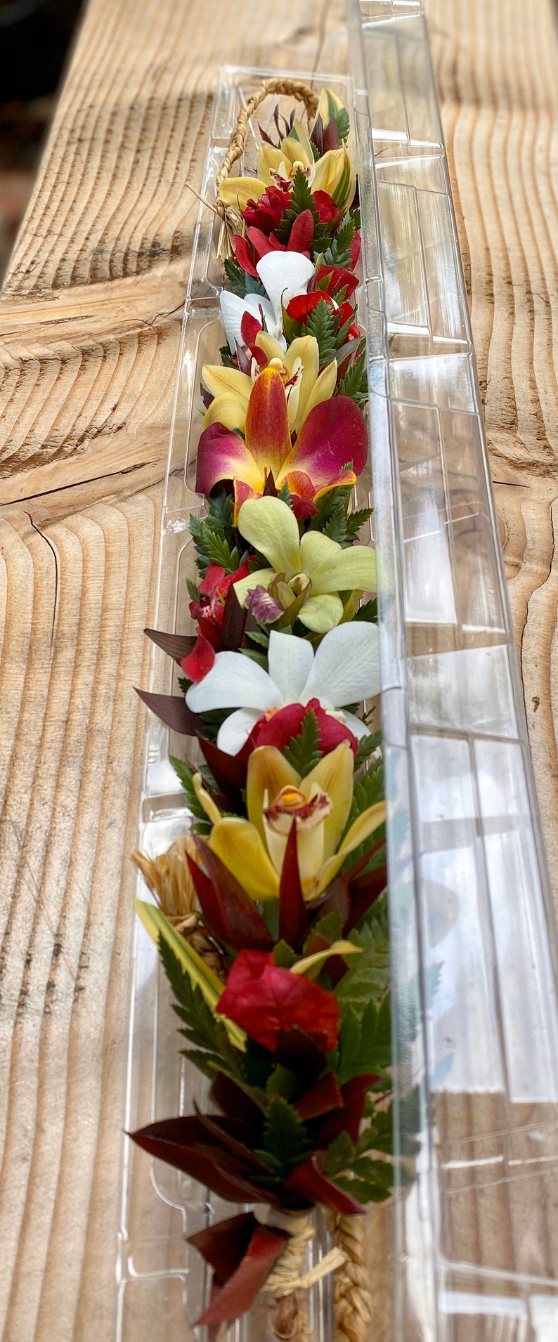 Orchid Lei Po'o Crown Flower Flower Crown Wedding Floral Etsy