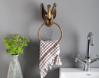 Flying Angel Horse Design Brass Towel Hanger, Towel Hanger for Kitchen, Towel Hanger for Bathroom
