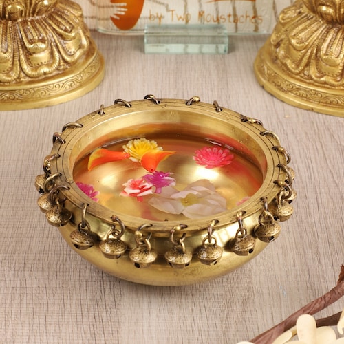 Urli Traditional Brass Bowl Showpiece Decorative Urli for Etsy Australia
