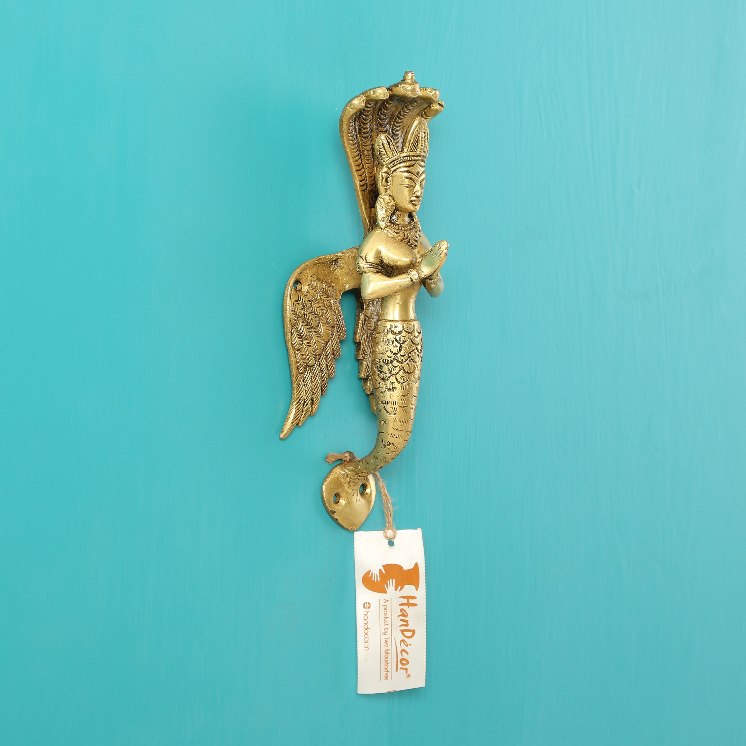 Door Handles Vintage Brass Door Handles Nagkanya Design 8.5 Etsy