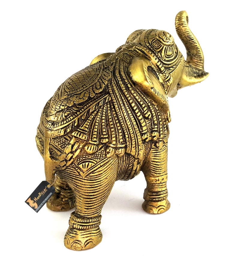 Ethnic Indian Handcrafted Elephant Brass Decor Showpiece Etsy