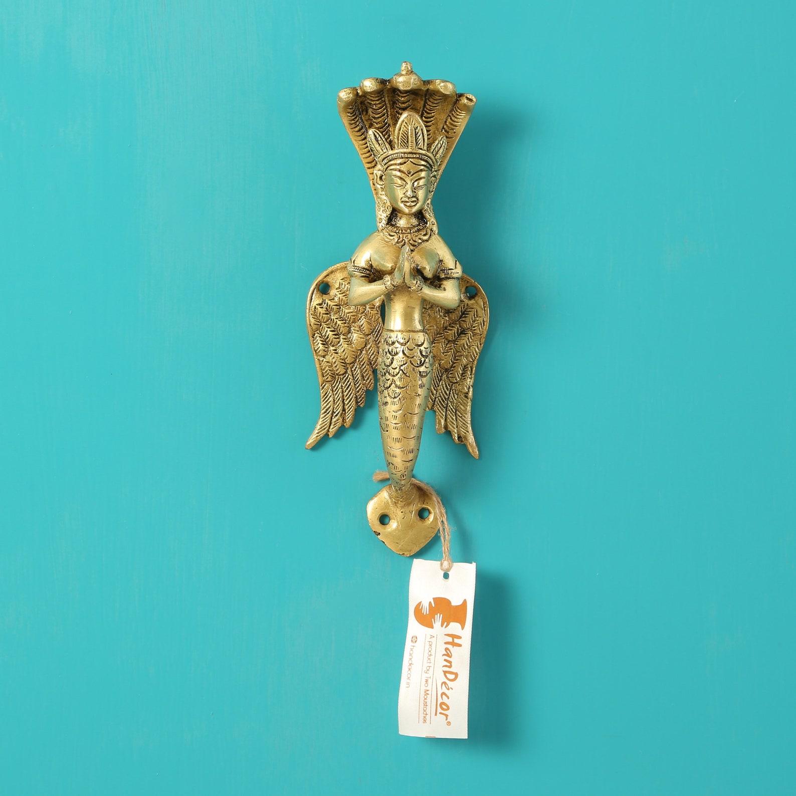 Door Handles Vintage Brass Door Handles Nagkanya Design 8.5 Etsy