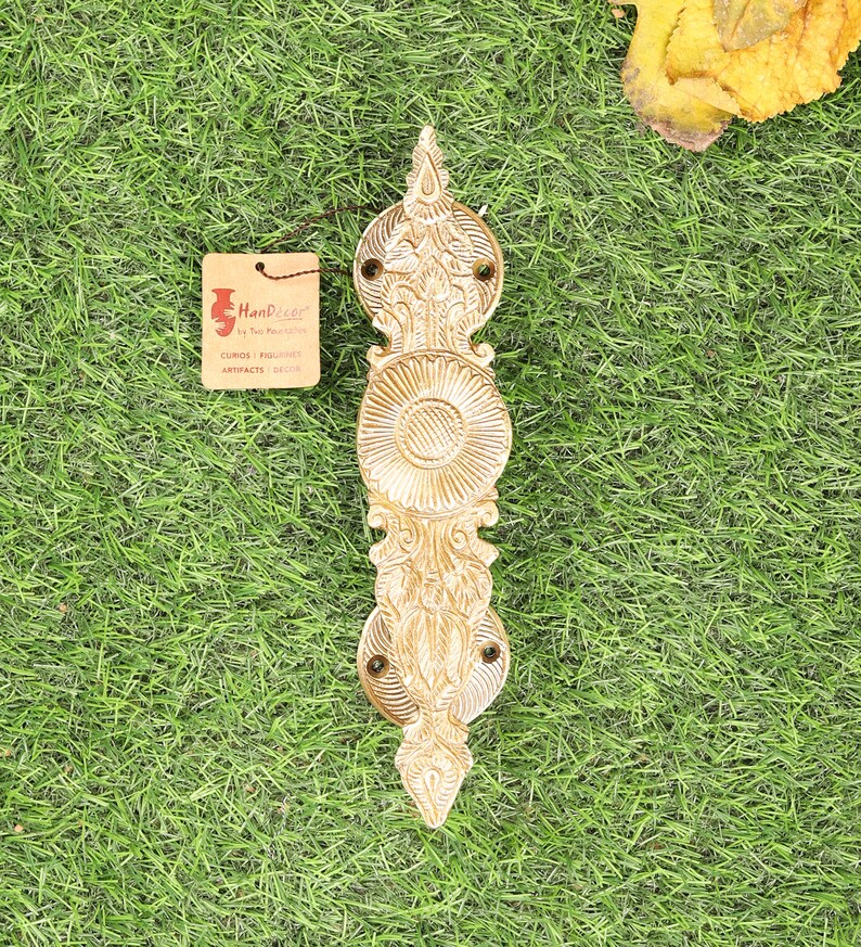 Ethnic Indian Design Brass Door Handle Brass Designer Door Etsy UK