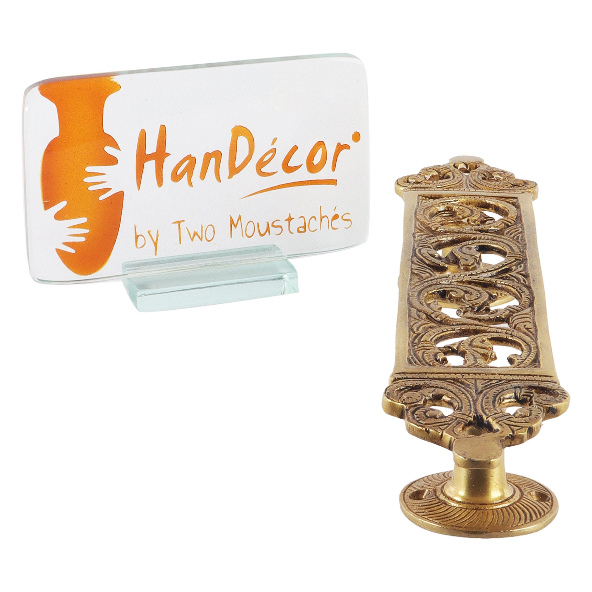 Brass Door Handle Ethnic Indian Design Carved 11.5 Inches Etsy UK