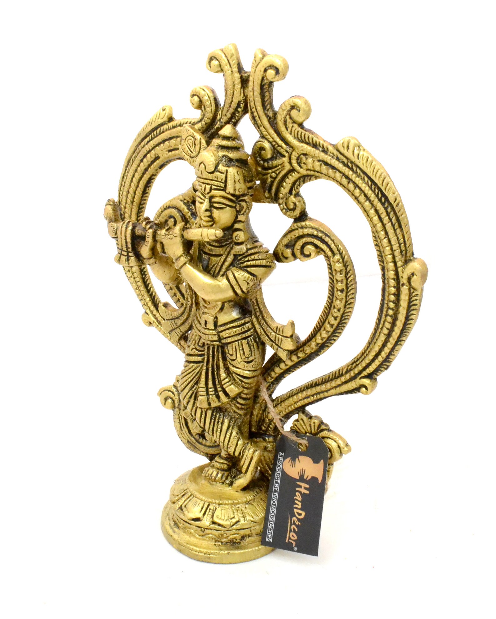 Ethnic Handcrafted Brass Krishna Statue Krishna Statue for Etsy
