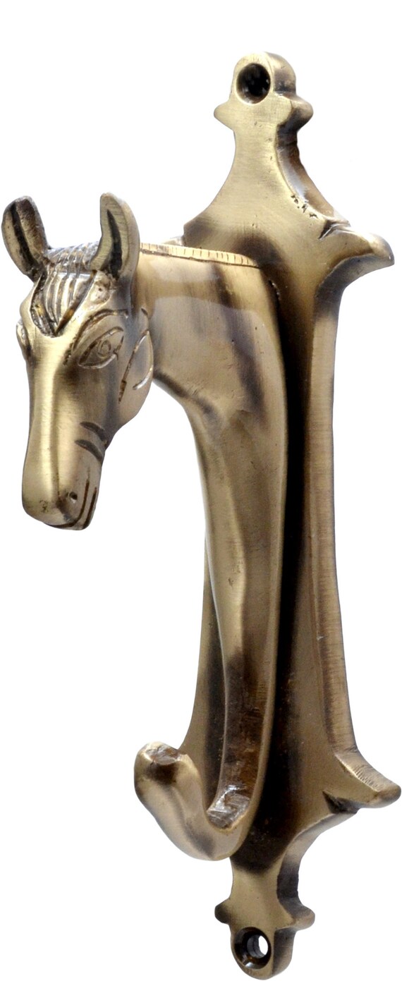 Horse Head Design Brass Key Holder 