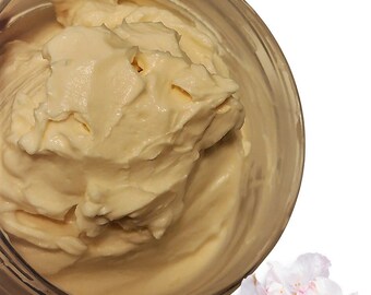 Aloe and Vitamin E Whipped Body Cream, Mango Coffee Cocoa Butter Blend