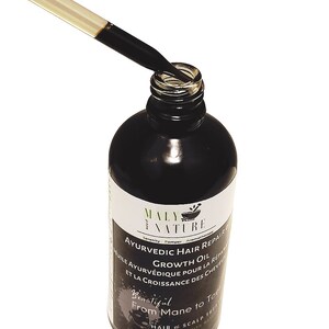 Ayurvedic Hair Repair & Growth Oil. All Natural, Hair Growth, Regrow Hair, Bald Spots, Edges, Alopecia, Dry, Itchy Scalp Treatment