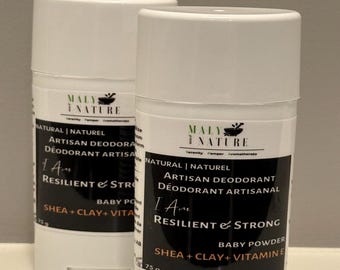 Natural Deodorant | Shea Butter, Clay & Vitamin E | Aluminum Free