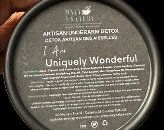 Underarm Detox Mask | Activated Charcoal, Bentonite Clay + Mini Deodorant