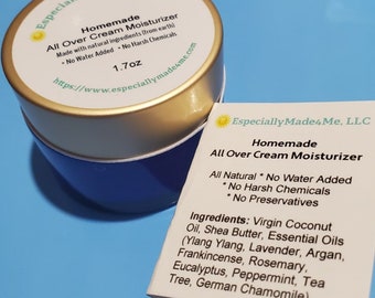 Homemade Natural Moisturizer for Skin & Hair: Deeply Moisturizing and Nutrient Rich, EspeciallyMade4Me