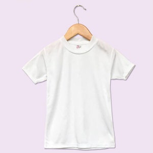 BUY 6! Sublimation Toddler White T-Shirt Blank