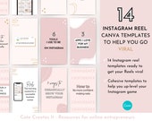 Instagram reels templates, Canva Instagram templates,Social media Canva templates, Instagram engagement templates, Entrepreneurs Instagram