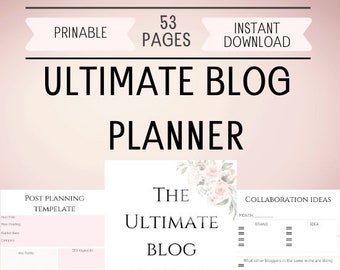 Running a blog planner Etsy image regarding Blog Planner Template called Running a blog planner Etsy
