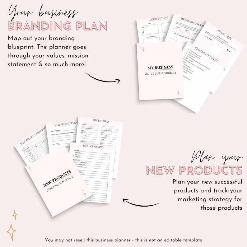 Business Planner Productivity Online Business Planner Etsy