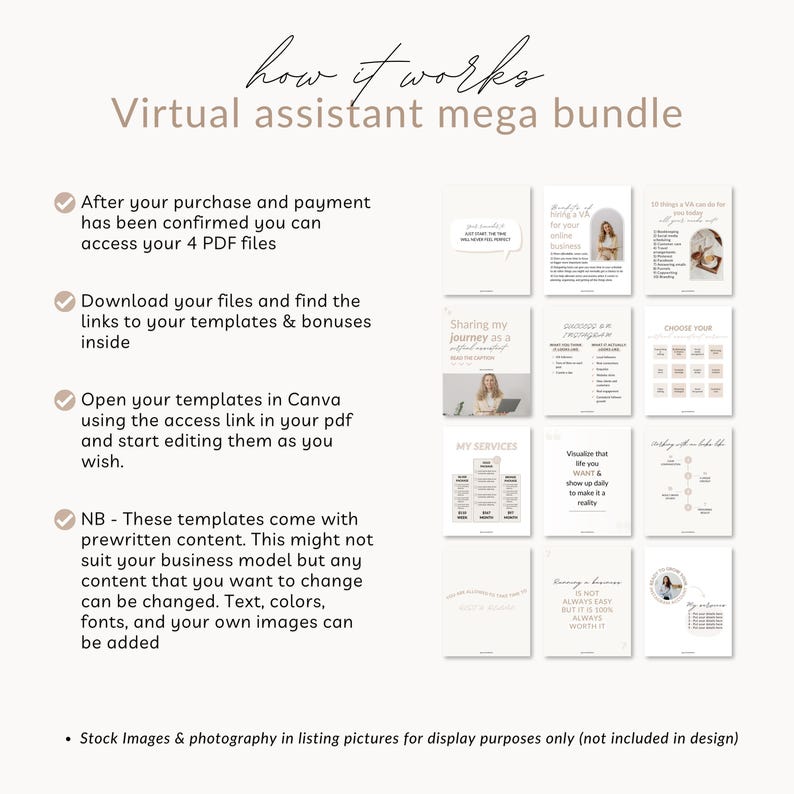 Virtual Assistant Mega Bundle, Instagram Post Templates (Digital Download) image 10
