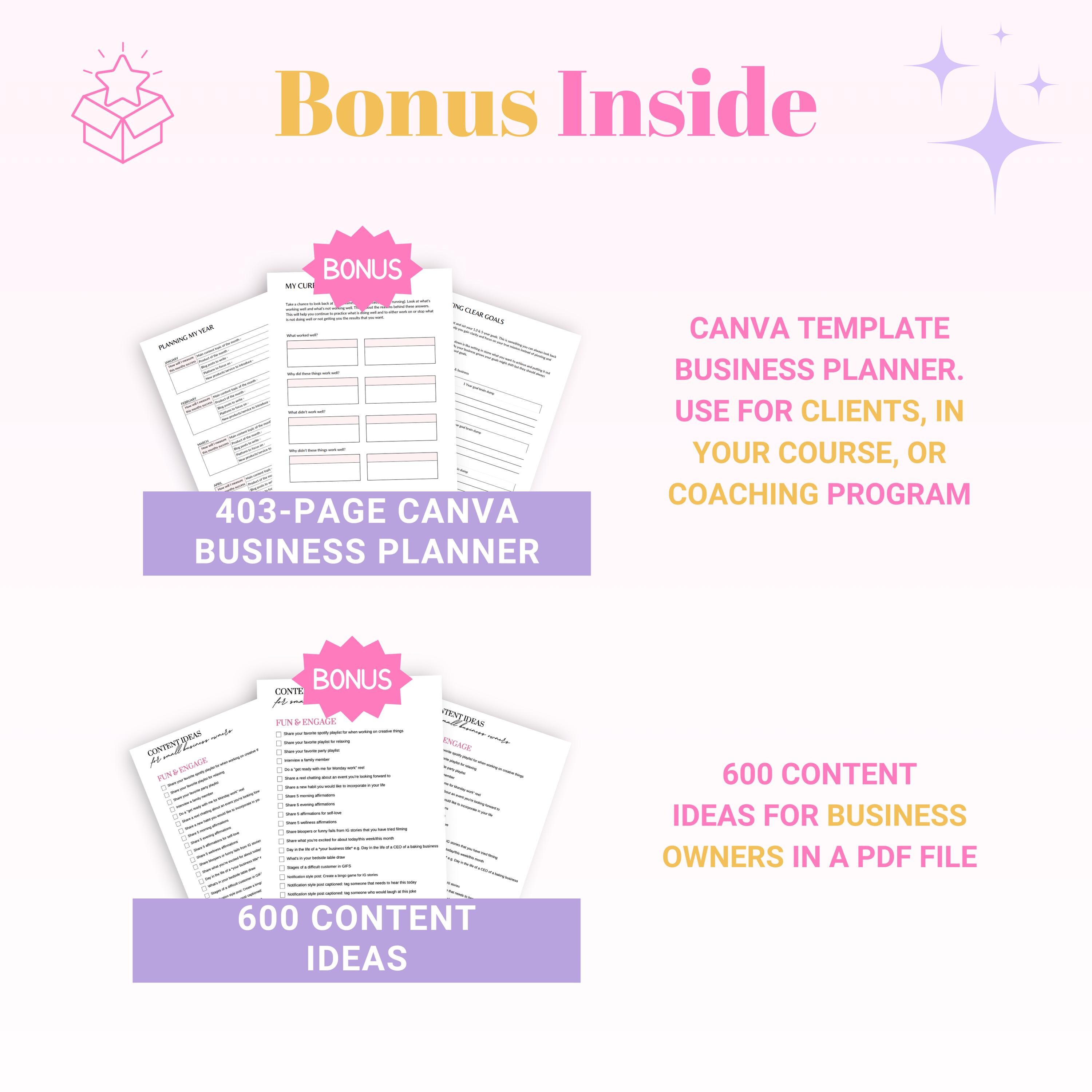 Canva Course Creator Bundle, Coaching Templates (digital Download) - Etsy