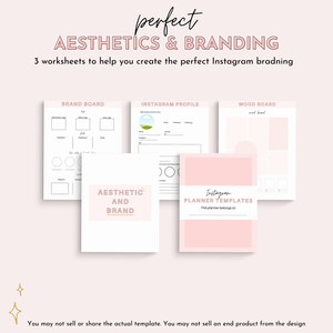 Instagram Planner, Social Media Planner, Instagram Layout, planner template, canva, Instagram Post, Online Business, business planners, image 8