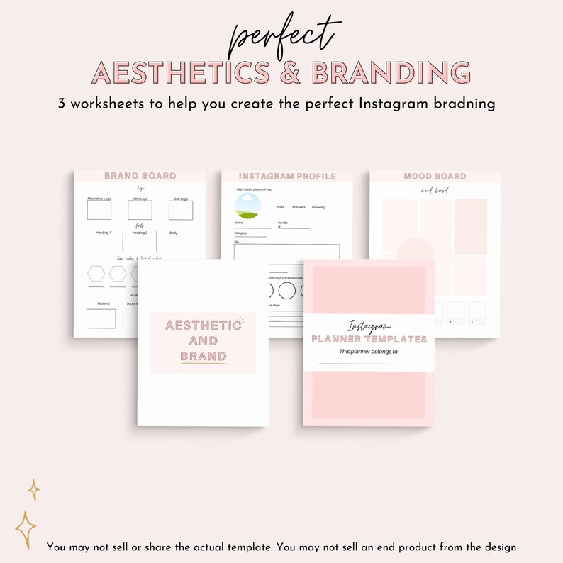 Instagram Planner, Social Media Planner, Instagram Layout, planner template, canva, Instagram Post, Online Business, business planners, image 8