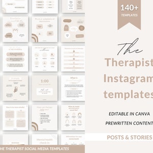 Mental health posts, Therapist Instagram templates, Therapist social media, Psychologist templates, Therapist templates, Therapist templates