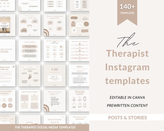 Mental health posts, Therapist Instagram templates, Therapist social media, Psychologist templates, Therapist templates, Therapist templates