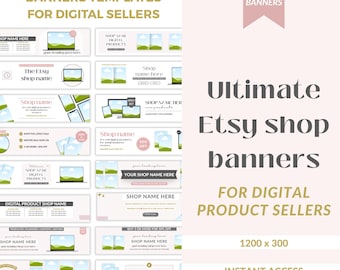 Etsy Shop Banners, Editable Canva Templates (25)
